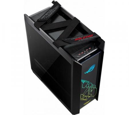 Gabinete ASUS ROG STRIX GX601 Helios Aluminum Black RGB USB-C - Imagen 5