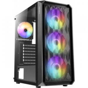 Gabinete Antec NX292 ARGB MESH Black 4x120mm ARGB Fans Vidrio Templado