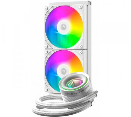 Cooler CPU ID-Cooling FX240 INF ARGB White Water Cooler - Imagen 2